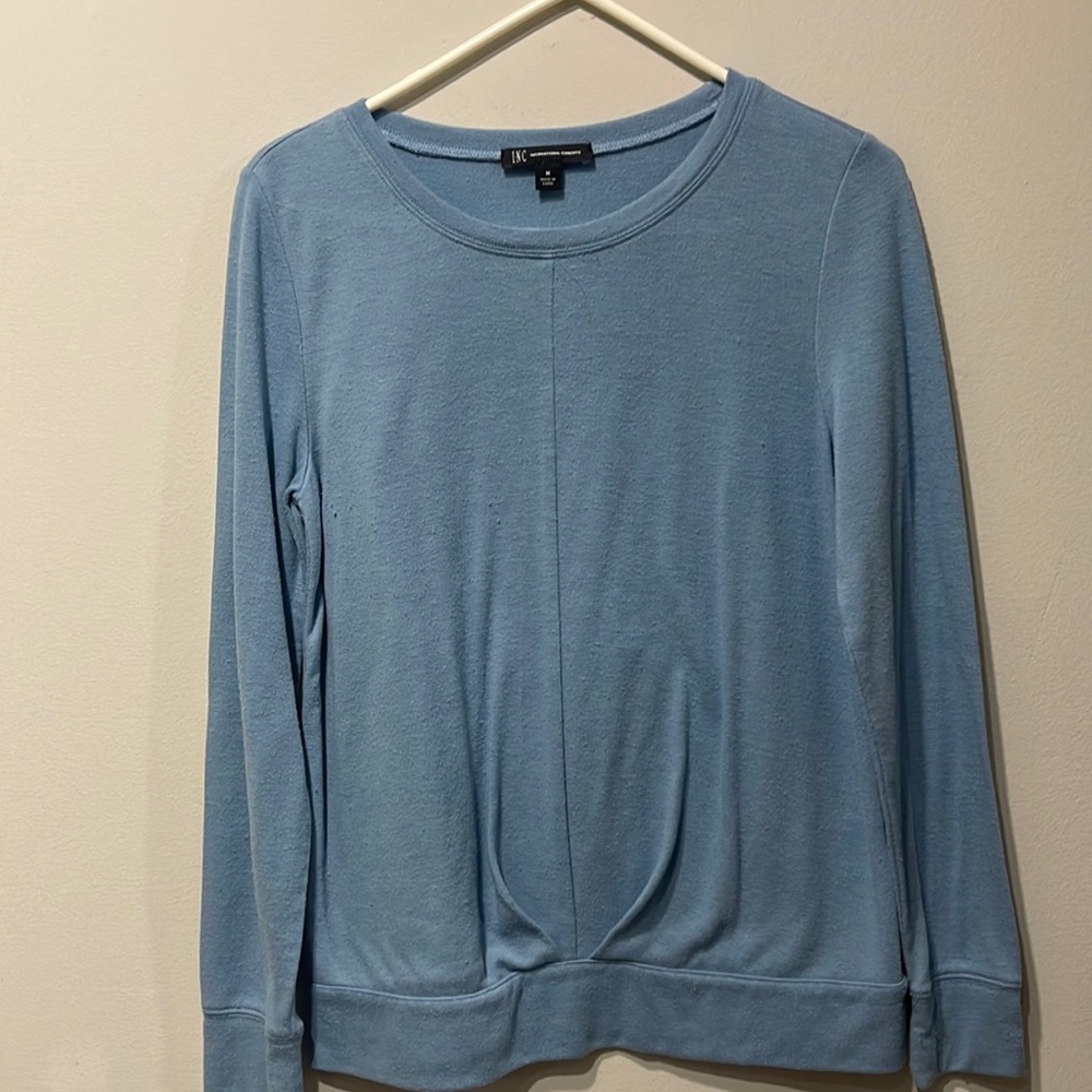 INC light blue pullover